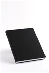 Salgsbog - Salgsbøger A4 sort lærred model Boston
